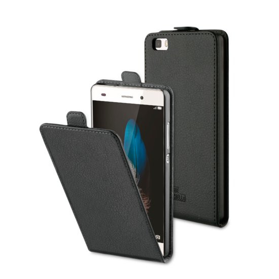 BeHello Flip Case voor Huawei P8 Lite - Zwart