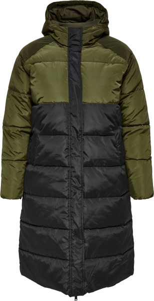 ONLY - Maat 46/48 - CARMAKOMA CARBECCA LONG PUFFER OTW Dames Gequilte jas