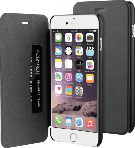 BE HELLO Flip Cover voor Apple iPhone 6/6S Plus - Zwart