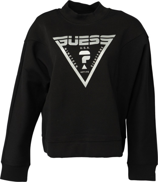 Guess - Maat L - Caren Sweatshirt Dames Trui - Zwart