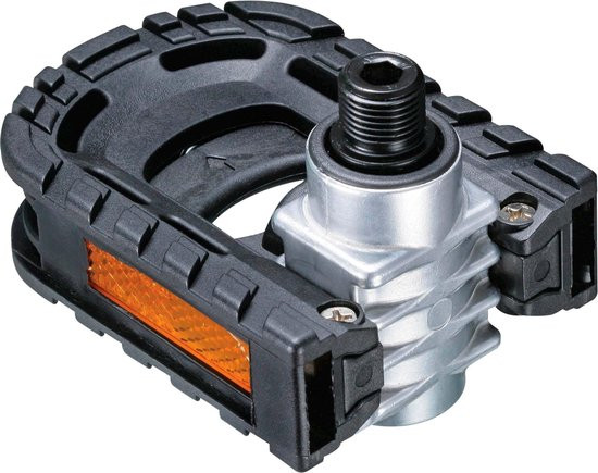 Pedaalset Marwi SP-151N voor vouwfiets met aluminium vouwmechanisme - zwart