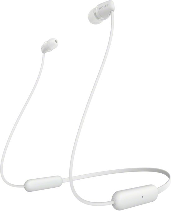 Sony WI-C200 mobiele hoofdtelefoon Stereofonisch In-ear, Neckband Wit