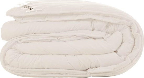 - Synthetisch - 4-seizoenen dekbed - Eenpersoons - 140x220 cm - Wit