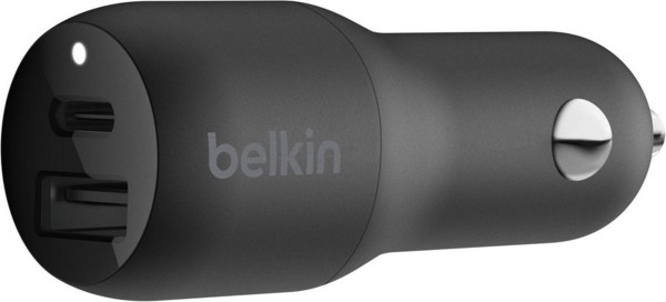 Belkin BOOST↑CHARGE 2-poorts - 32W autolader - 20W USB-C power delivery & 12W USB-A - Zwart