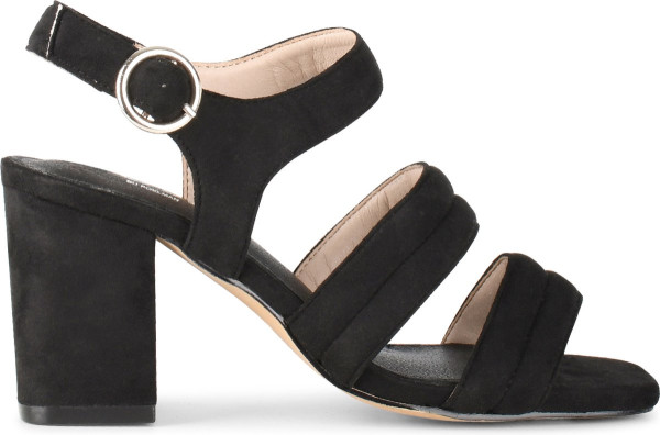 POSH by Poelman - maat 41- BO Dames Sandalen met hak - Zwart