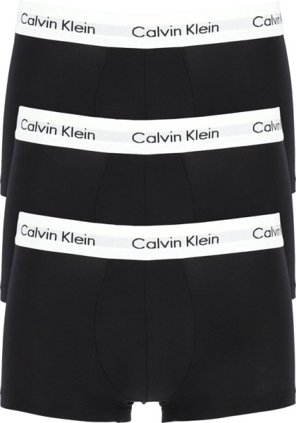 Calvin Klein - Maat M - 3-Pack Heren Low Rise Trunks - Zwart
