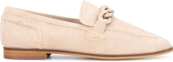 PS Poelman - Maat 41 - JENNY Dames Loafers - Beige/Zand