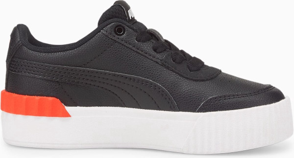 PUMA Carina Lift PS - maat 34 - Unisex Sneakers - Black/Firelight