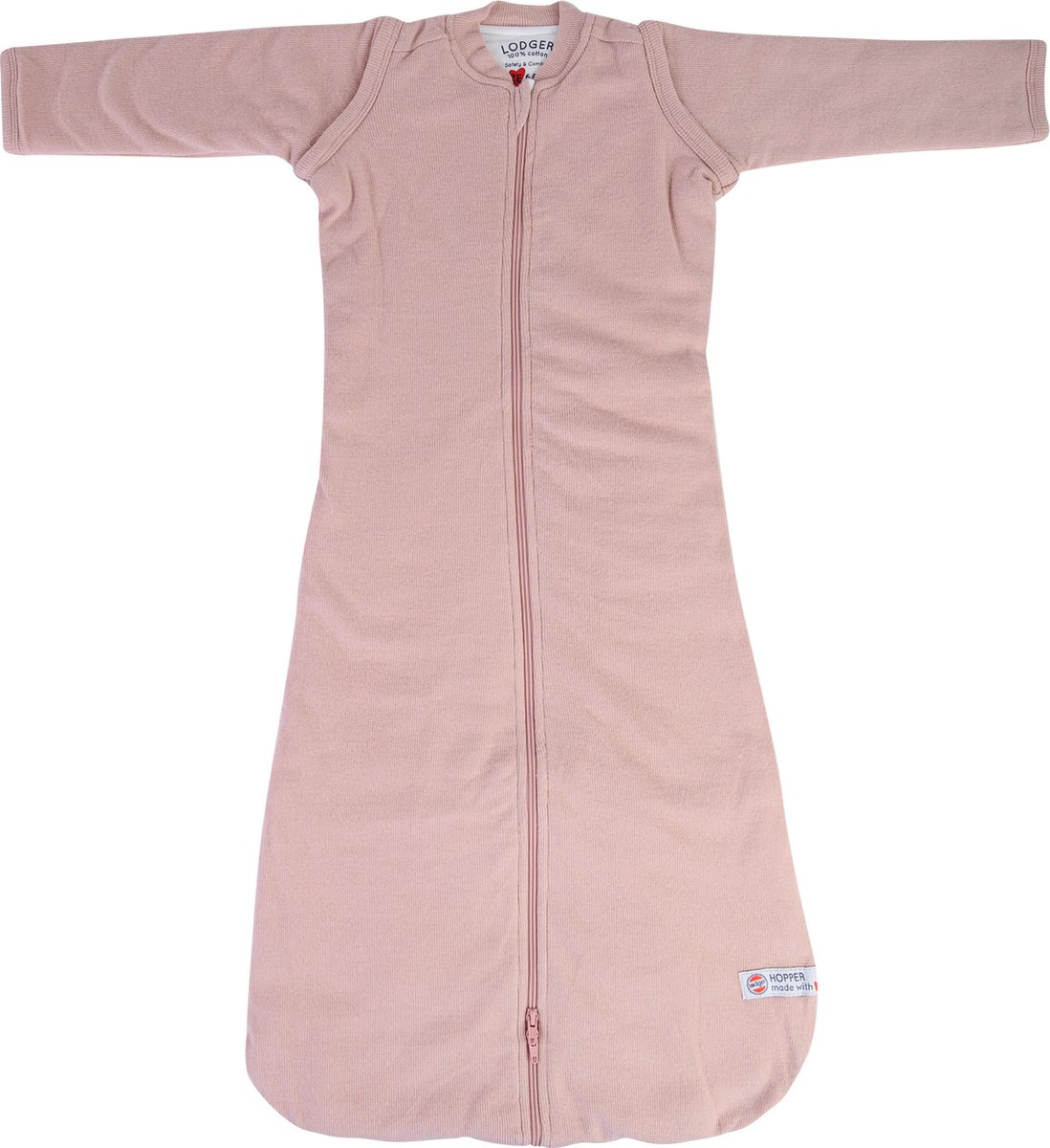 Lodger Slaapzak Baby Winter 0-4 maanden - Hopper Rib - 3,3 TOG - Afritsbare Mouwen - Gemakkelijk Ver