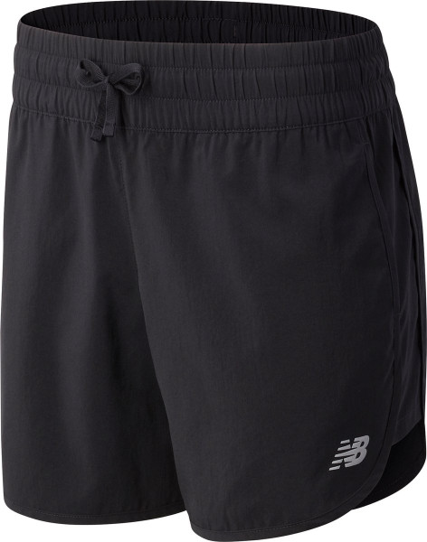 New Balance - Maat S Core 5 inch Short Dames Sportbroek - BLACK