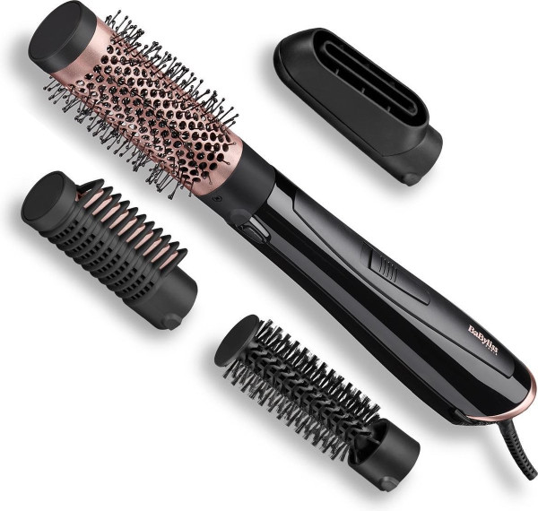 BaByliss Perfect Finish Föhnborstel AS126E - Multistyler met 4 opzetstukken - Ionisch - 1000W