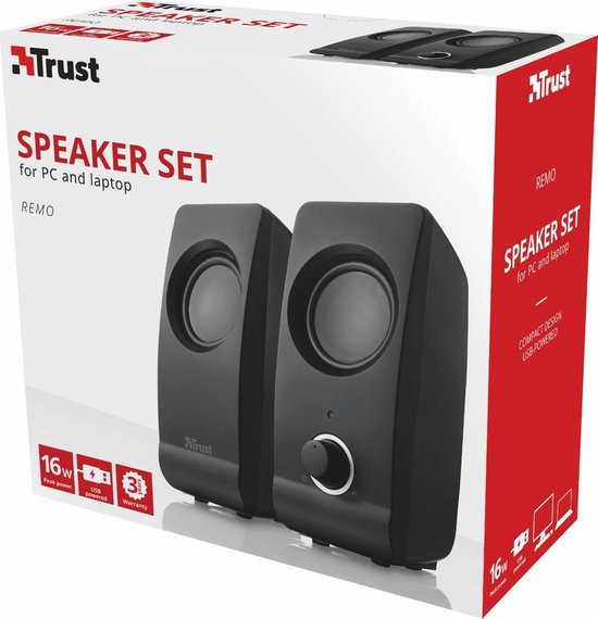 Trust Remo 2.0 - Speakerset - Zwart