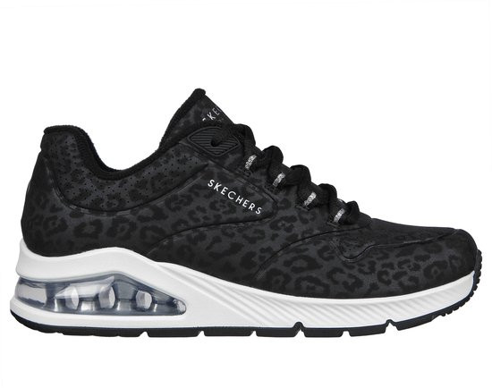 Skechers Uno 2 - Maat 41 - In-Kat-Neato Dames Sneakers - Zwart