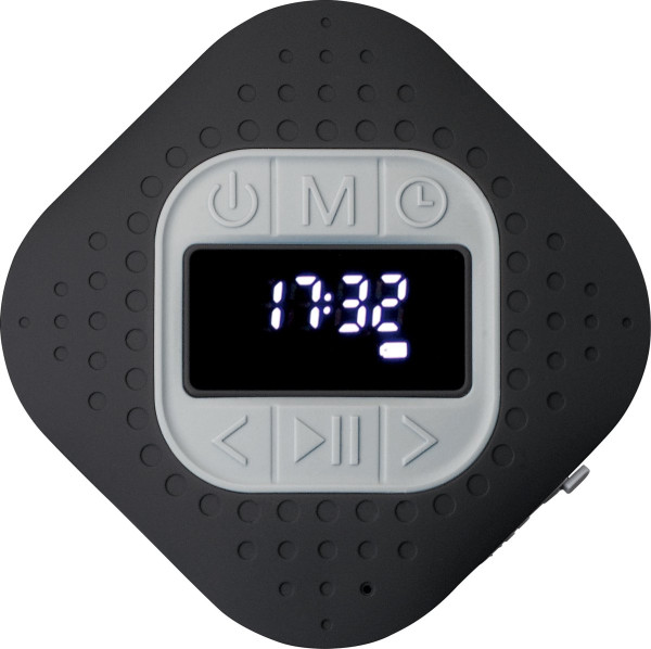 Lenco BAR-013BK - Waterproof bad en keuken radio met Bluetooth - Zwart