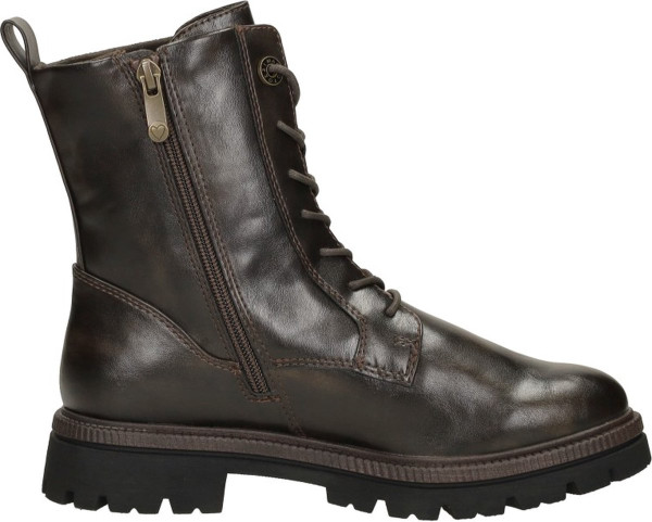 Marco Tozzi Veterschoenen - maat 39 - Hoog Veterschoenen Hoog - donkerbruin