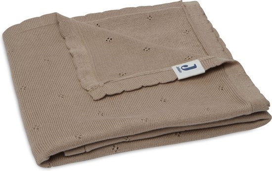 Jollein Baby Deken Ledikant 100x150cm Pointelle - Biscuit