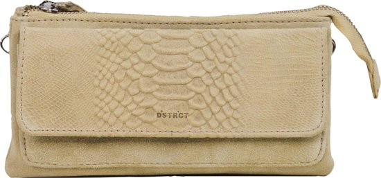 DSTRCT Kleine Crossbodytas / Schoudertas Dames - Leer - Portland Road - Beige