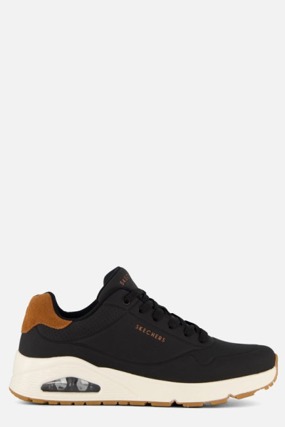 Skechers - maat 42- Uno - Suited On Air - Heren Sneakers - Zwart