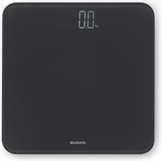 Brabantia ReNew Personenweegschaal op Batterijen - Dark Grey