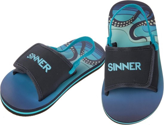 SINNER Subang Kinder - Maat 19 - Slippers - Blauw