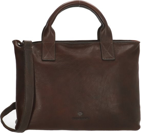 Hide & Stitches Discover Handtas - Crossbody Schoudertas - Donkerbruin - 100% Leer