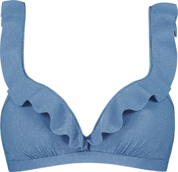 Beachlife IMat 80 C nfinity ruffle bikinitop met voorgevormde cups en beugel - dames