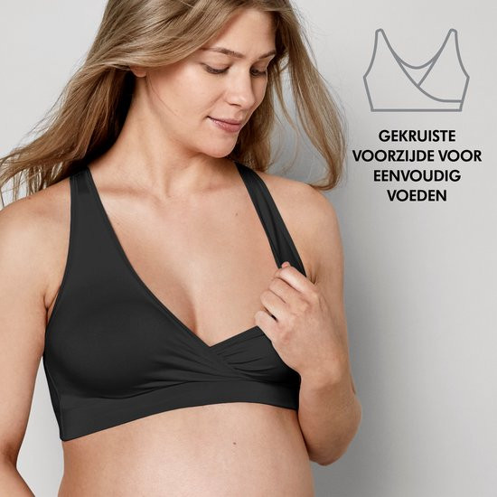 Medela Keep Cool Sleep bh Maat M - Naadloze slaapbh - Zwangerschapsbh - Voedingsbh met 2 ademende zo