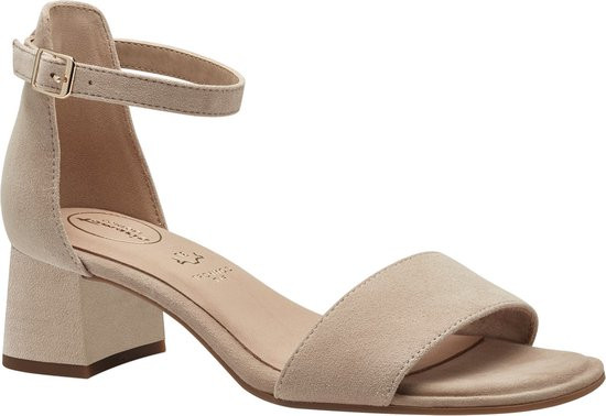Tamaris - Maat 39 - COMFORT Essentials Dames Sandalen - BEIGE SUEDE