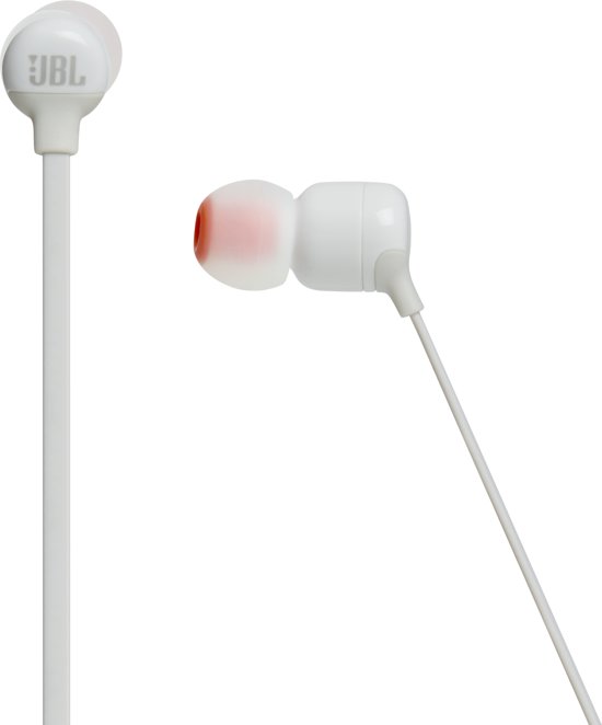 JBL T110BT - Draadloze in-ear oordopjes - Wit
