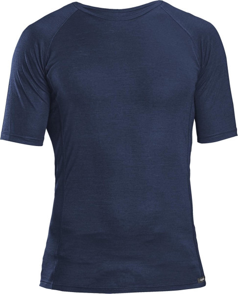 GripGrab - Maat XS - Merino Polyfibre S/S Base Layer Sportshirt Unisex - Navy