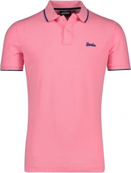 Superdry PoOrange Label Side Pique Heren Poloshirt - Maat S