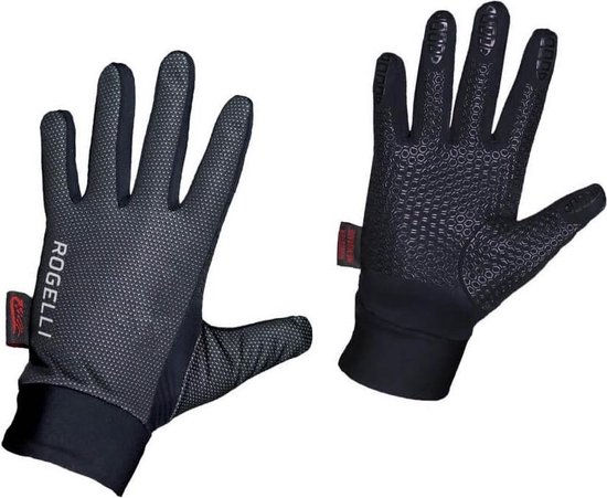 Rogelli  Maat L Laval Fietshandschoenen Heren - Wielrenhandschoenen - Zwart