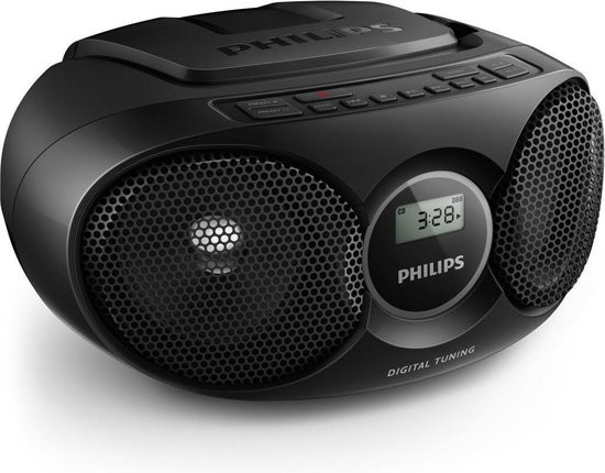 Philips AZ215B - Radio/CD-speler - Zwart