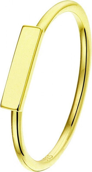 Sparkle14 Ring Balkje - Goud - Maat 17.25