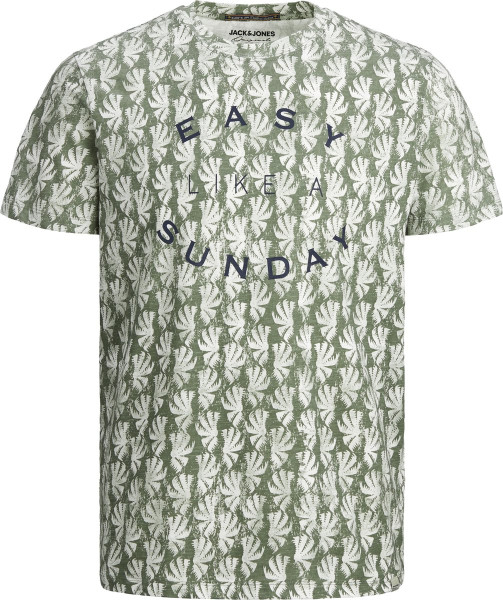 JACK&JONES Maat S JORSUNNY AOP TEE SS CREW NECK Heren T-shirt