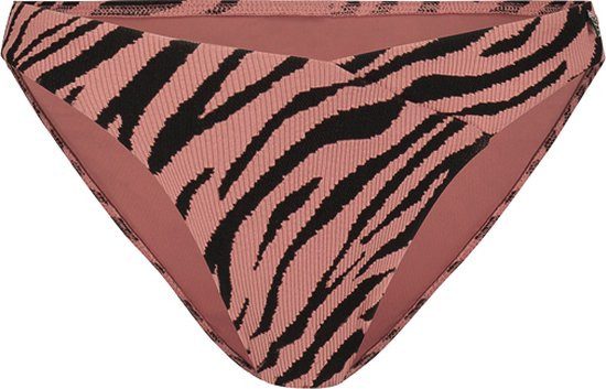 Beachlife - maat 40- Rose Zebra v-detail bikinibroekje - dames