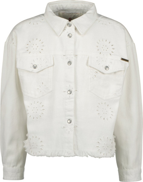 Vingino - Maat 116 - Denim Jacket-TANJA BRODERIE Meisjes Jas