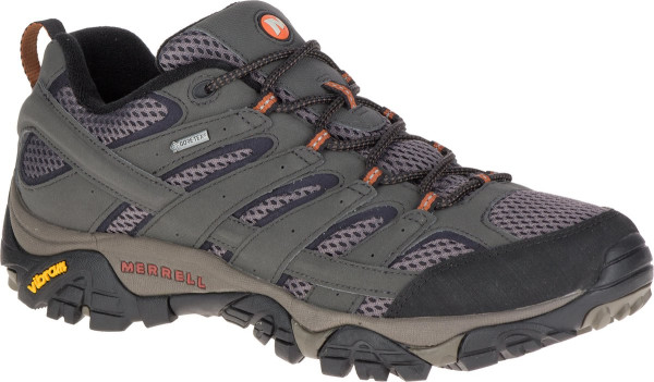 Merrell Maat 43 - Moab 2 Gore-Tex Wandelschoenen Mannen - zwart/grijs
