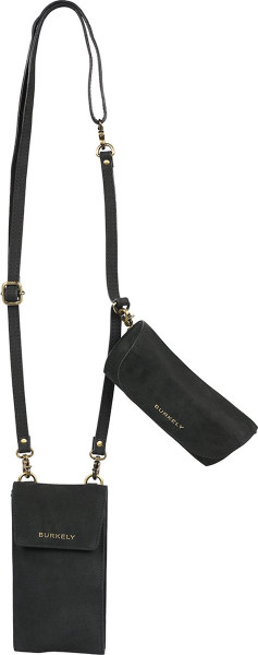 Burkely Bianca Unisex Telefoontasje En Zonnebrillenhoes - Zwart