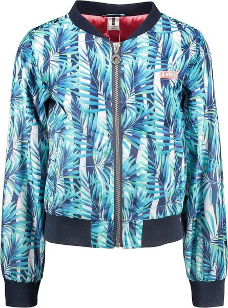 B. Nosy Kids Meisjes Jas - Maat 110 - Katoen - Elastaan - Polyester - Rits - Normaal - Vrouwen - Spi