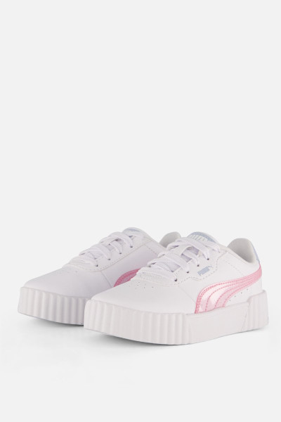 PUMA Carina 3.0 Blurry Dreams PS - maat 34 - Meisjes Sneakers - PUMA White-Rose Mauve-Cool Weather