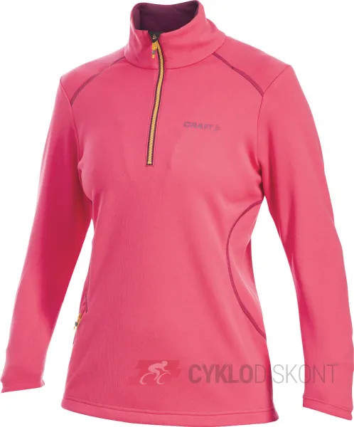 Craft Dames roze coltrui C RAFT Flex HZ pullover Maat L 1902873-2477