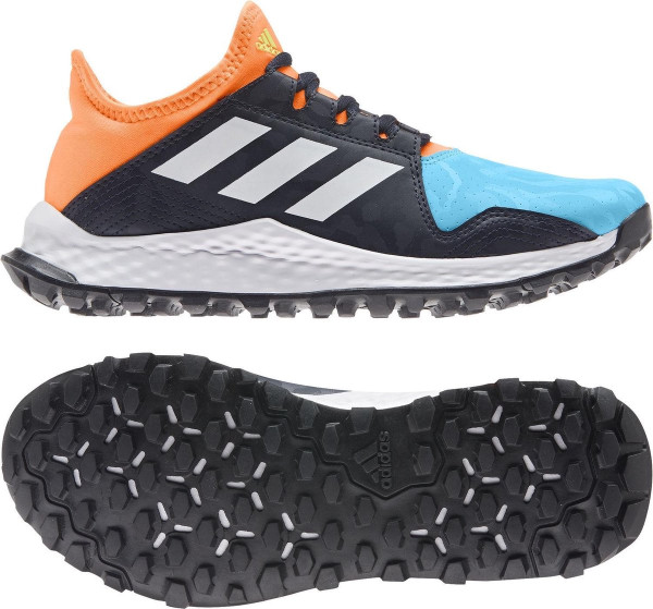 Adidas - maat 35.5- Youngstar kinderen - Sportschoenen - blauw-wit
