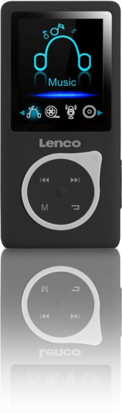 Lenco Xemio-668 - MP3-Speler incl. 8GB micro SD en oordopjes - Zwart