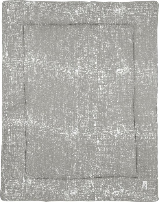 Meyco Fine lines boxkleed - 77x97 cm - lichtgrijs