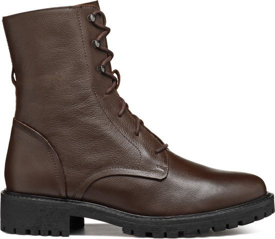 GEOX D HOARA - maat 38 - Dames Laarzen - DK BROWN