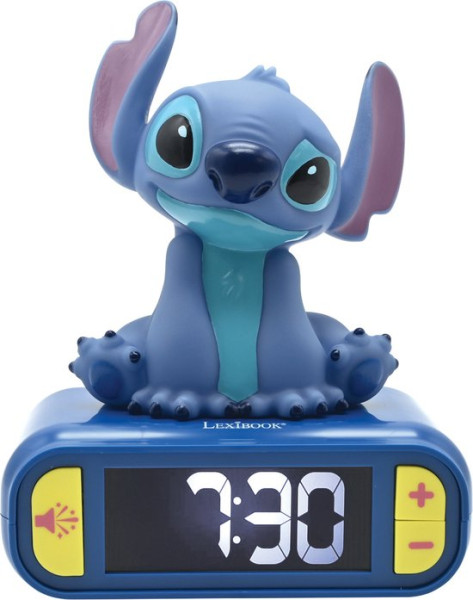 Lilo & Stitch 3D Wekker met nachtlampje en geluiden