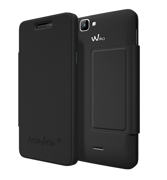 Unknown Wiko booklet tasje - zwart - Wiko Rainbow 4G