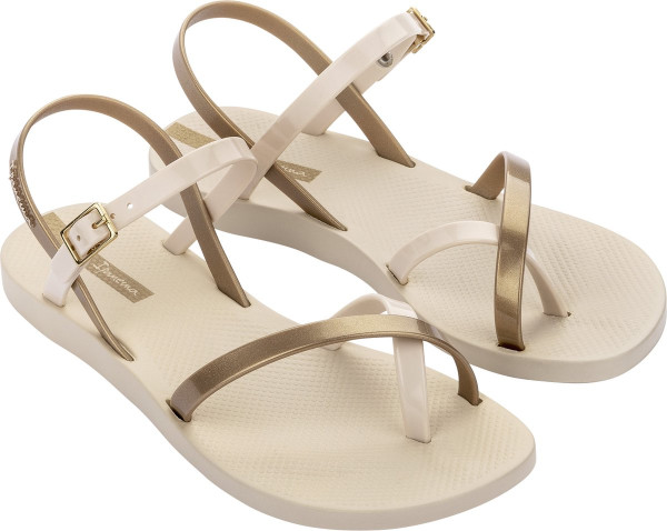 Ipanema Fashion Sandal - maat 40 - Dames Slippers - Beige/Gold