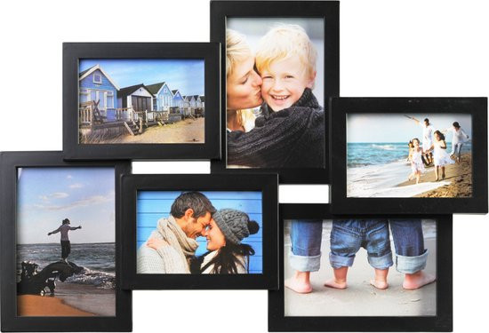 Koopjeshoek - Henzo Holiday Gallery 6x Fotokader - Zwart
